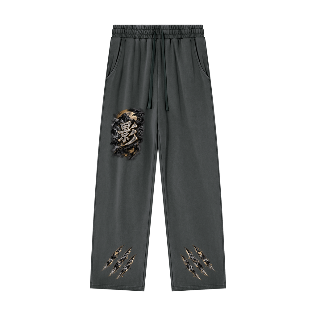 KAGE 🌑 — The Shadow Ninja   Unisex Heavyweight Vintage Wash Sweatpants