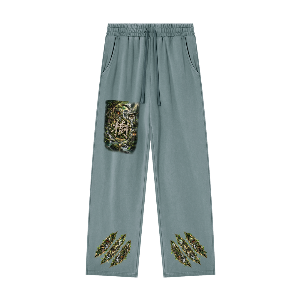 ITSUKI 🌿 — The Forest Guardian Unisex Heavyweight Vintage Wash Sweatpants