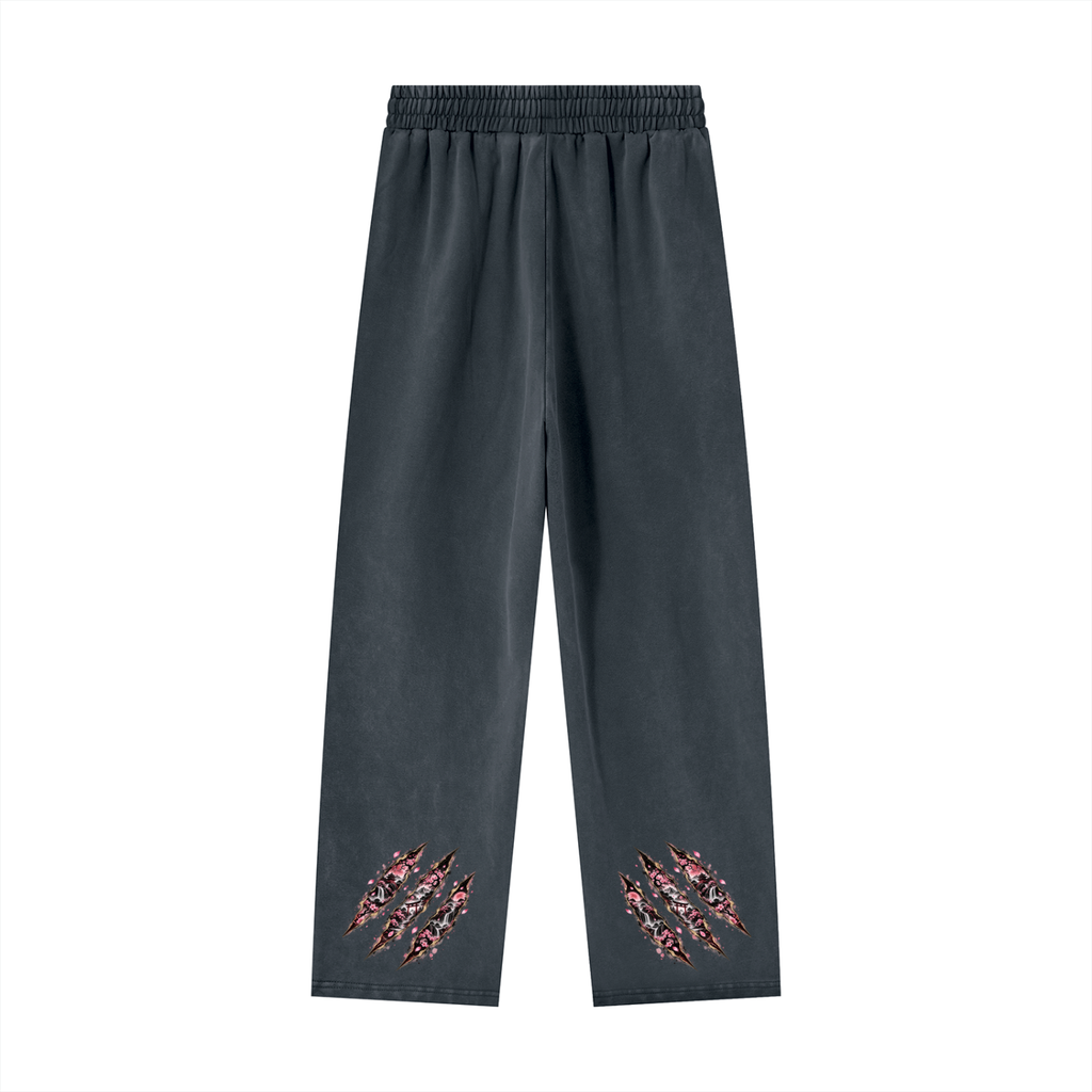 SAKURA 🌸 — The Blossom Archer Unisex Heavyweight Vintage Wash Sweatpants