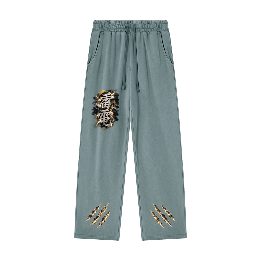 RAIDEN ⚡ — The Lightning Samurai Unisex Heavyweight Vintage Wash Sweatpants