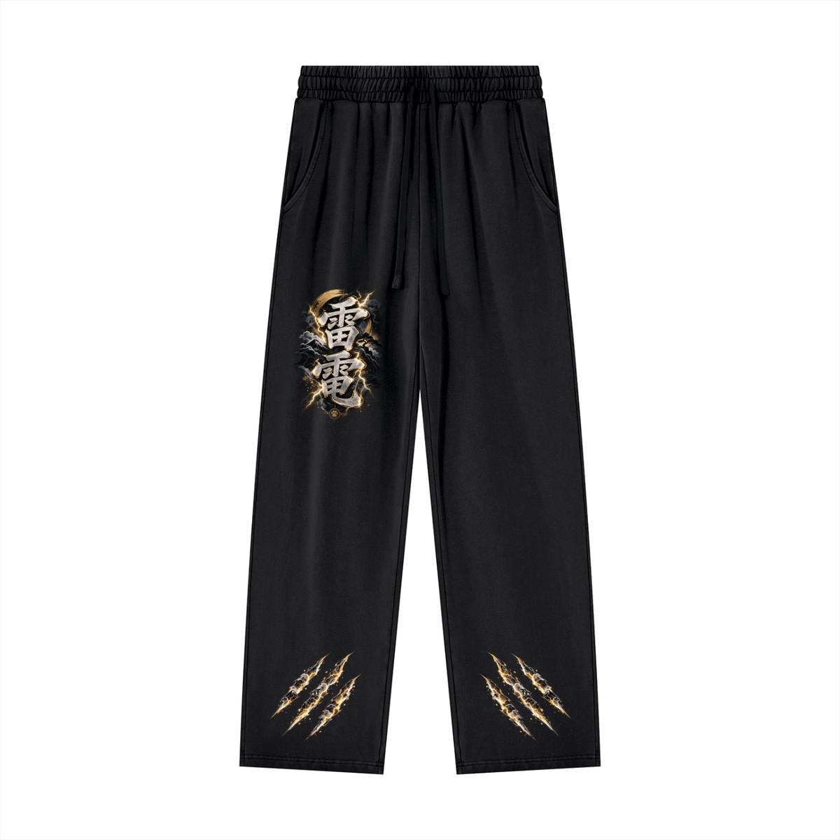 RAIDEN ⚡ — The Lightning Samurai Unisex Heavyweight Vintage Wash Sweatpants