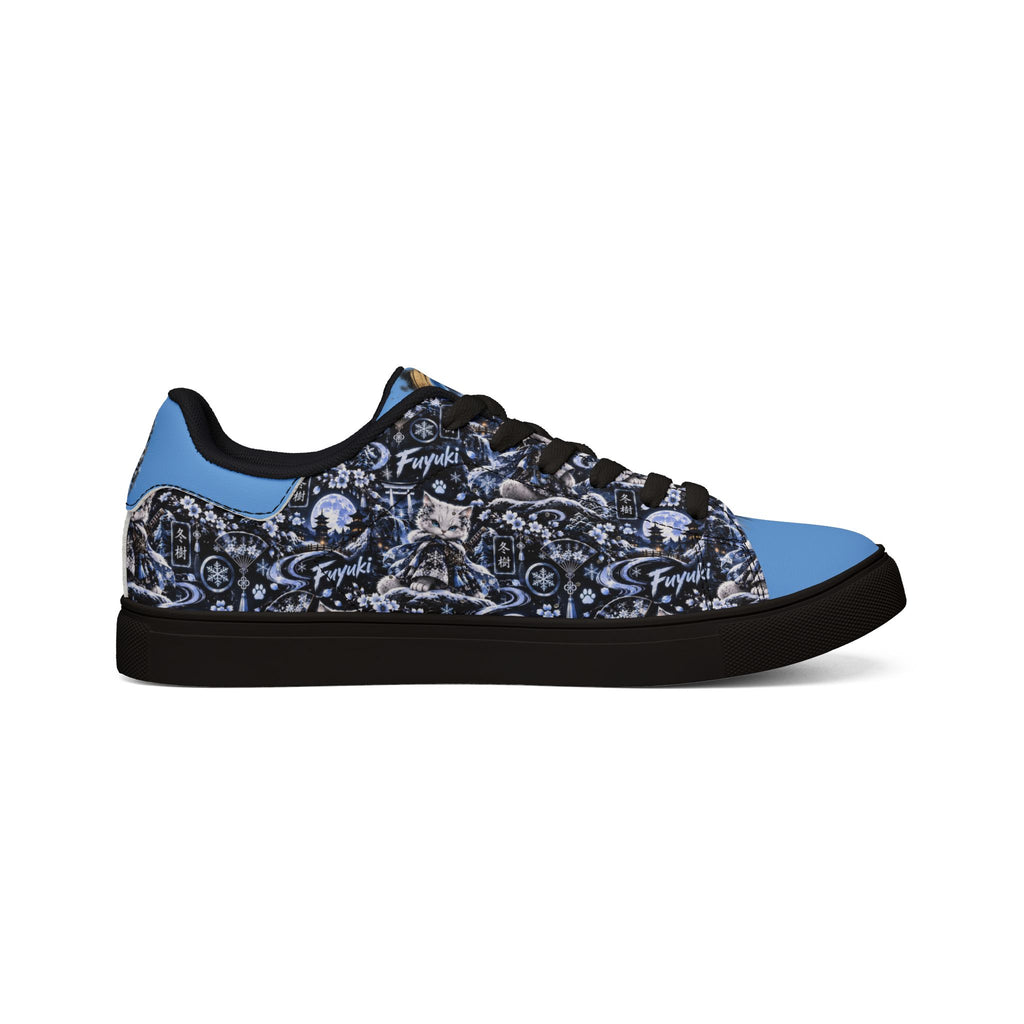 FUYUKI ❄️ — The Snow Warrior Men's Low-Top Leather Sneakers