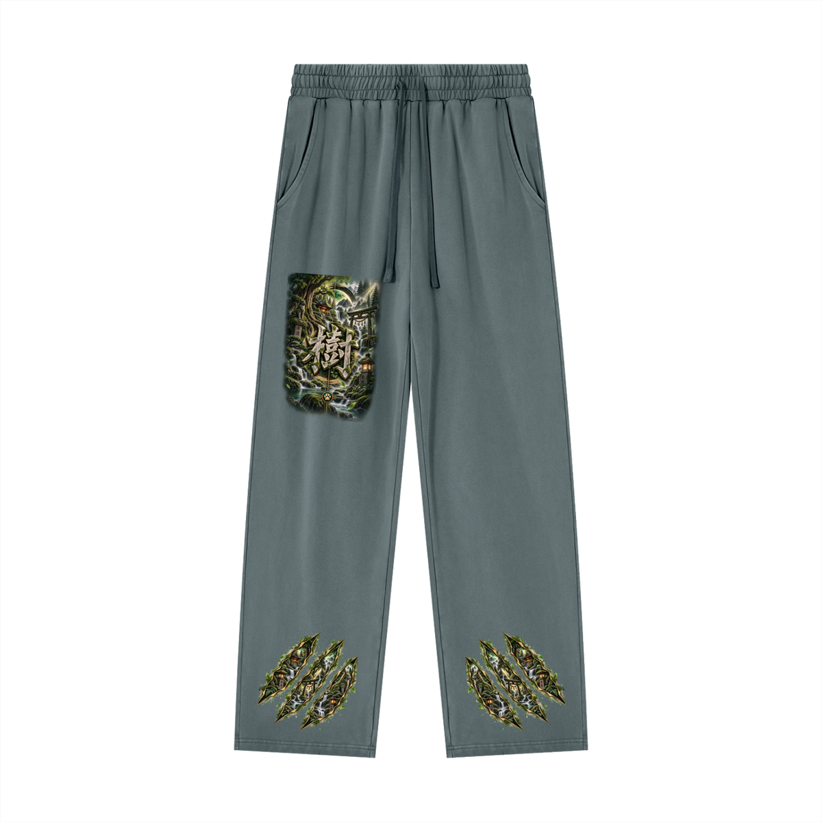 ITSUKI 🌿 — The Forest Guardian Unisex Heavyweight Vintage Wash Sweatpants
