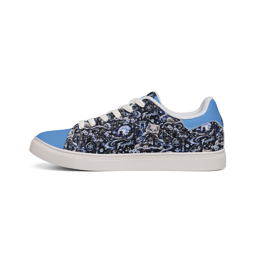 FUYUKI ❄️ — The Snow Warrior Men's Low-Top Leather Sneakers