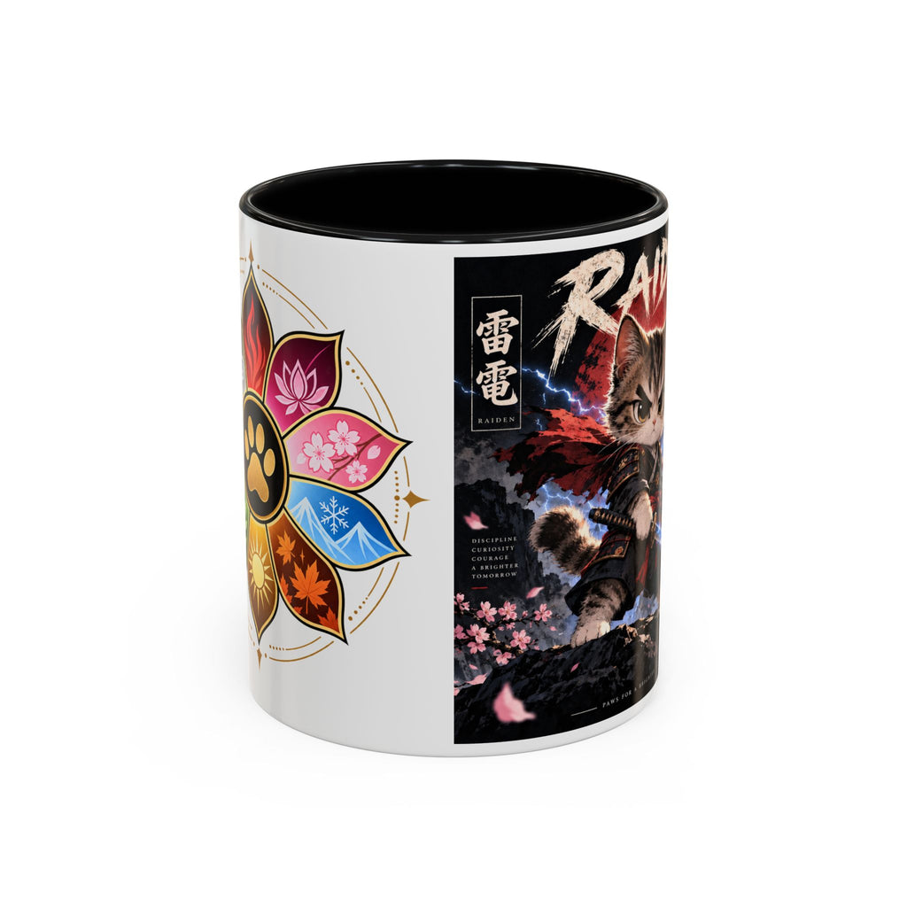 RAIDEN ⚡ — The Lightning Samurai Accent Coffee Mug (11, 15oz)