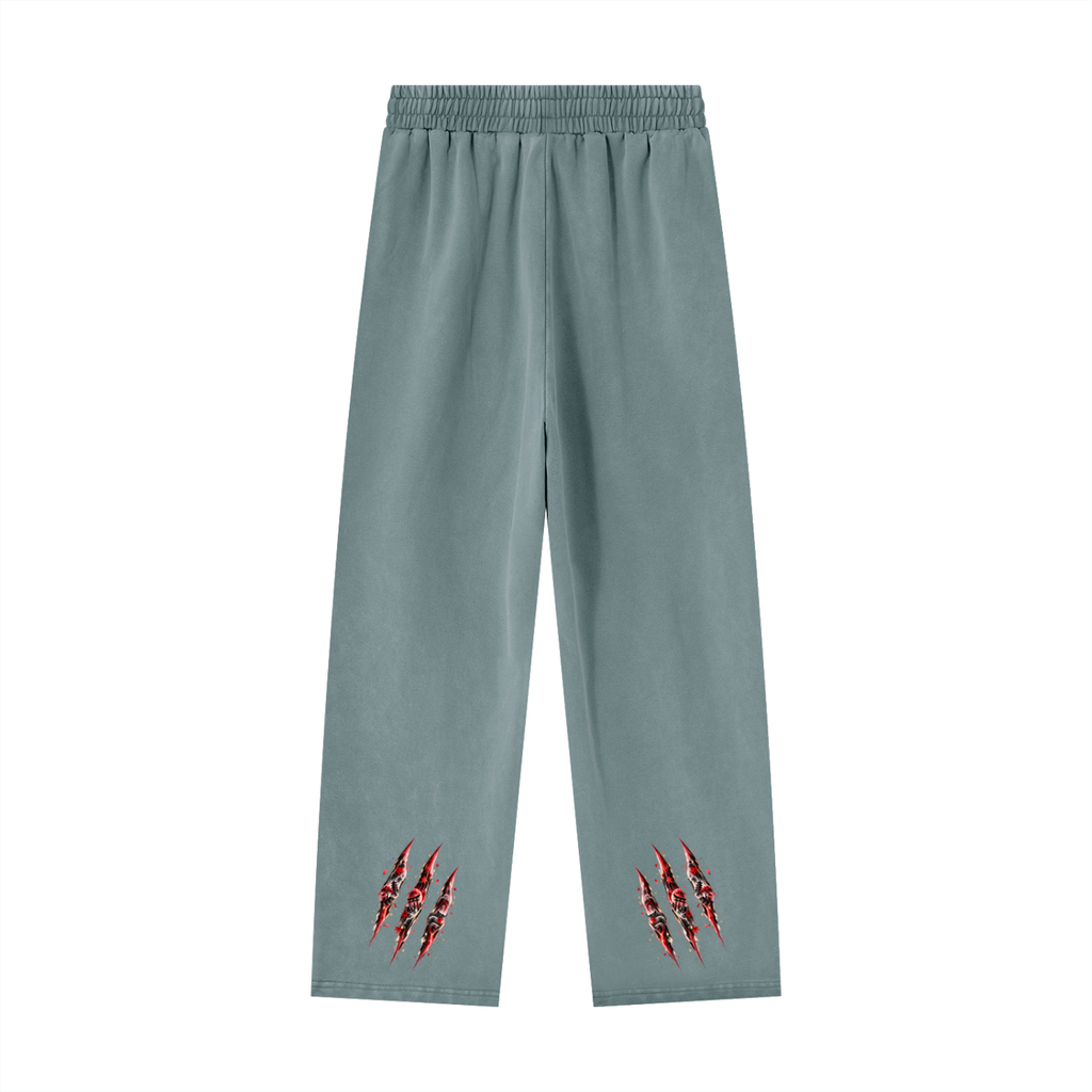 RENJI 🪷 — The Warrior Monk   Unisex Heavyweight Vintage Wash Sweatpants