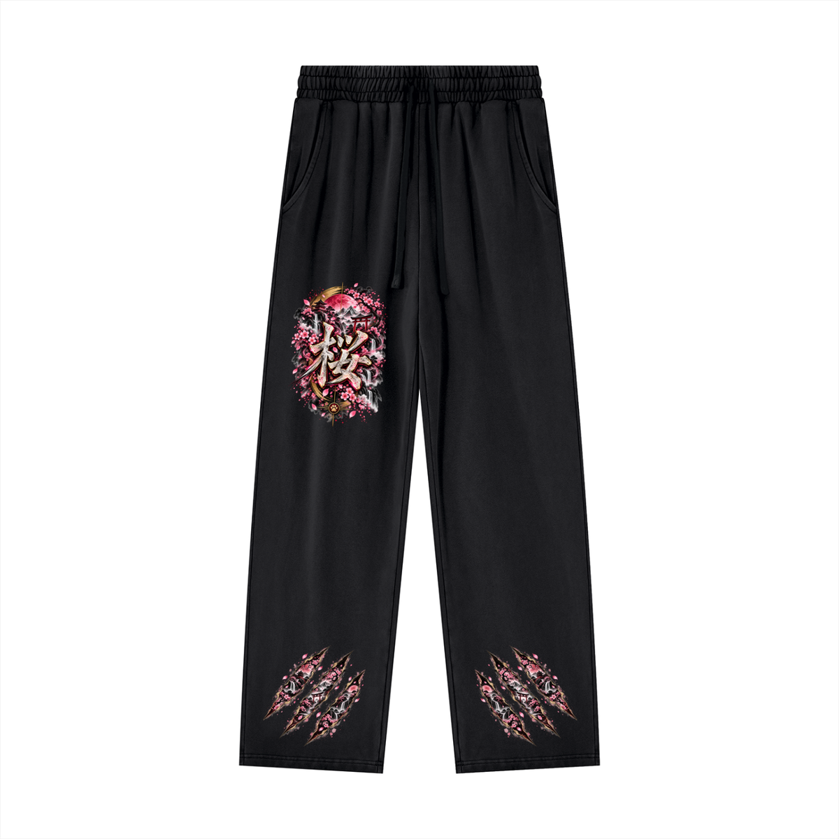 SAKURA 🌸 — The Blossom Archer Unisex Heavyweight Vintage Wash Sweatpants