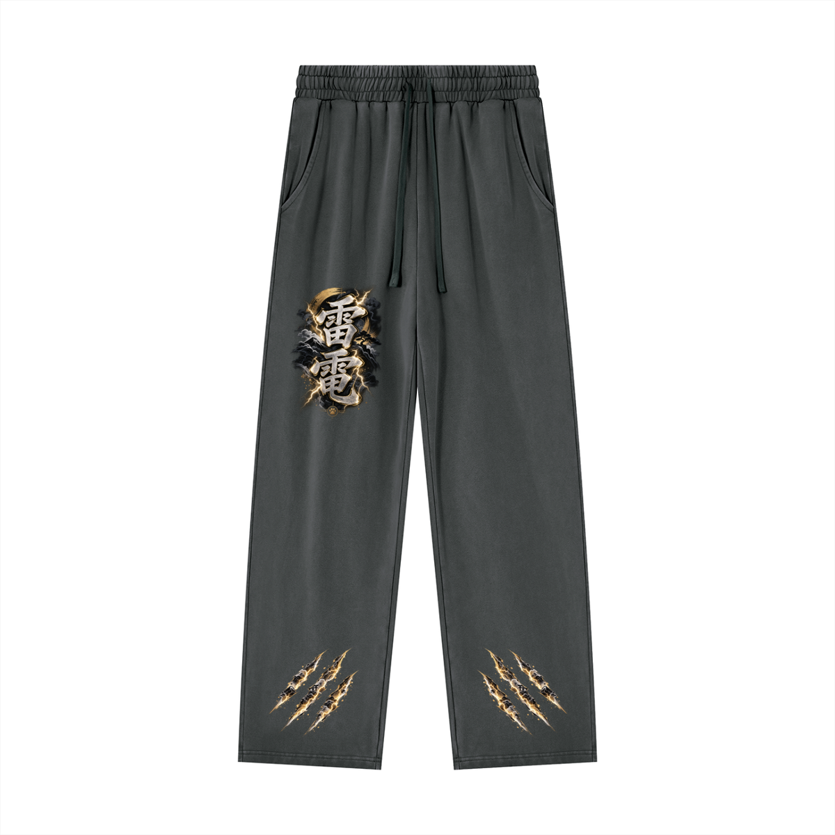 RAIDEN ⚡ — The Lightning Samurai Unisex Heavyweight Vintage Wash Sweatpants