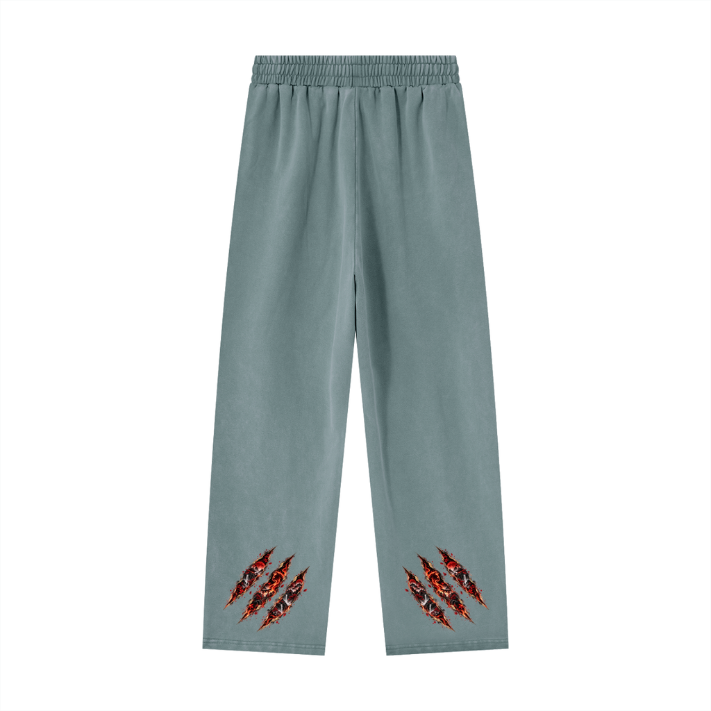 HOMURA 🔥 — The Fire Guardian Unisex Heavyweight Vintage Wash Sweatpants