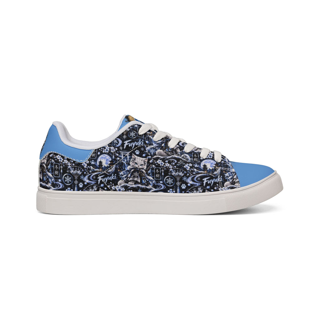 FUYUKI ❄️ — The Snow Warrior Men's Low-Top Leather Sneakers