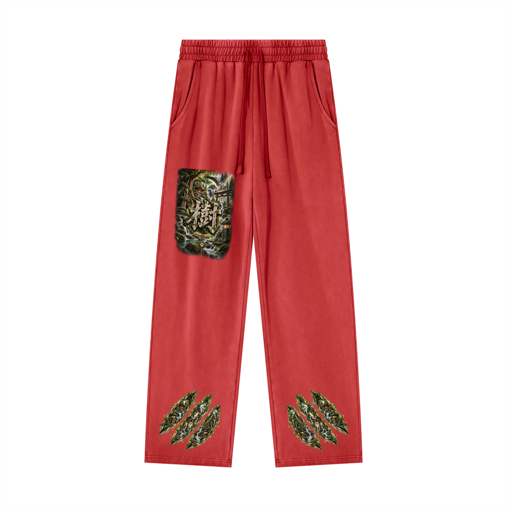ITSUKI 🌿 — The Forest Guardian Unisex Heavyweight Vintage Wash Sweatpants