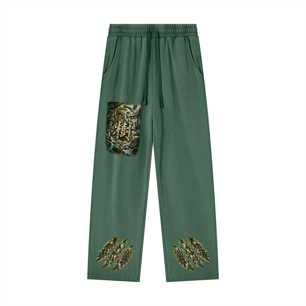 ITSUKI 🌿 — The Forest Guardian Unisex Heavyweight Vintage Wash Sweatpants