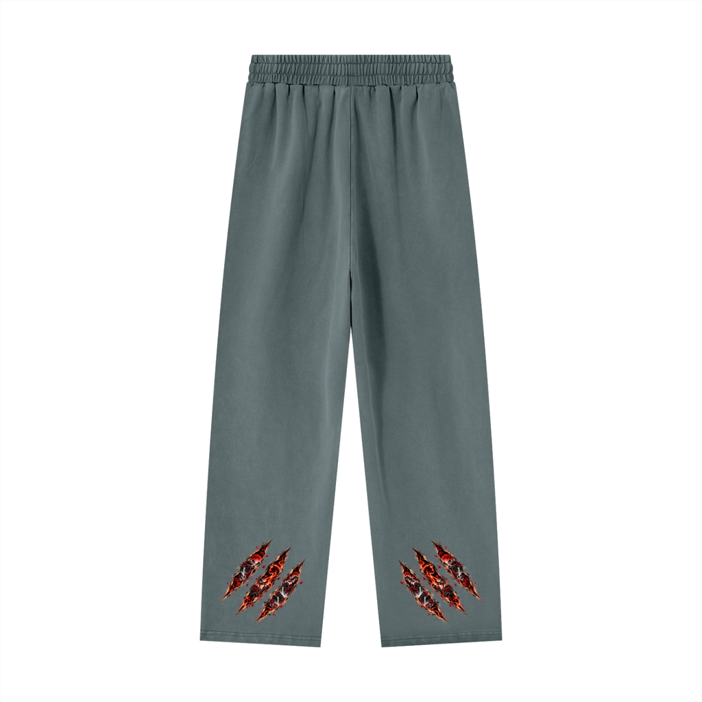 HOMURA 🔥 — The Fire Guardian Unisex Heavyweight Vintage Wash Sweatpants