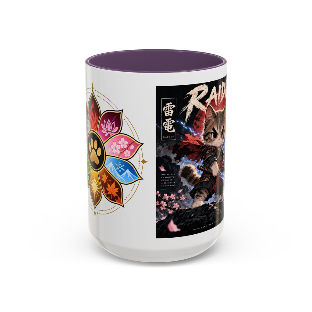 RAIDEN ⚡ — The Lightning Samurai Accent Coffee Mug (11, 15oz)