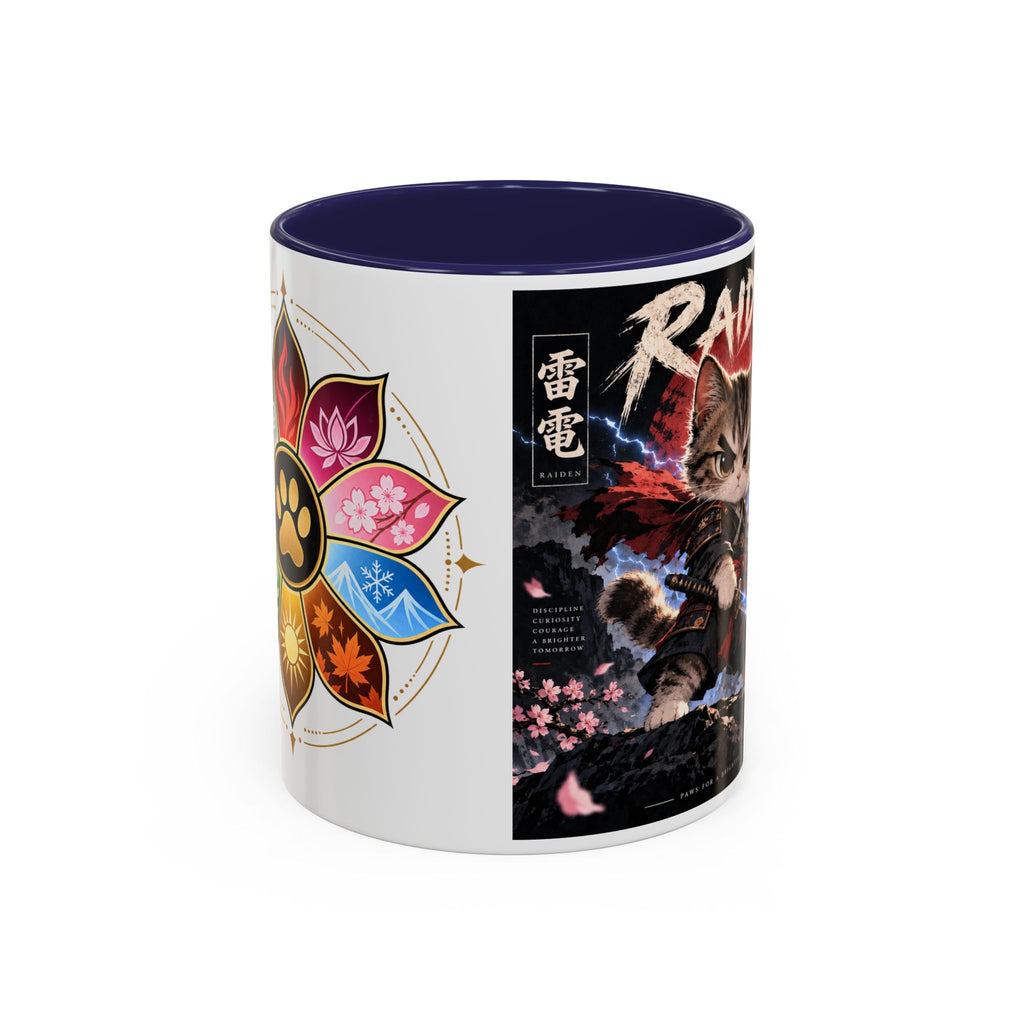 RAIDEN ⚡ — The Lightning Samurai Accent Coffee Mug (11, 15oz)
