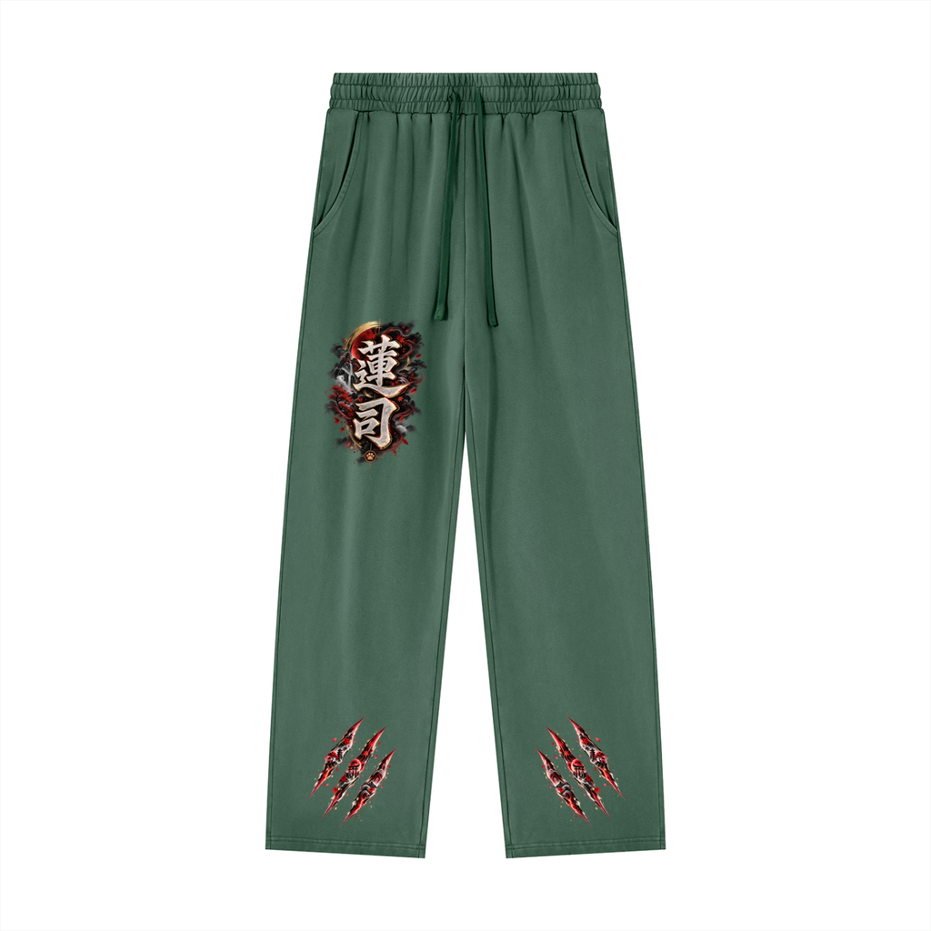 RENJI 🪷 — The Warrior Monk   Unisex Heavyweight Vintage Wash Sweatpants