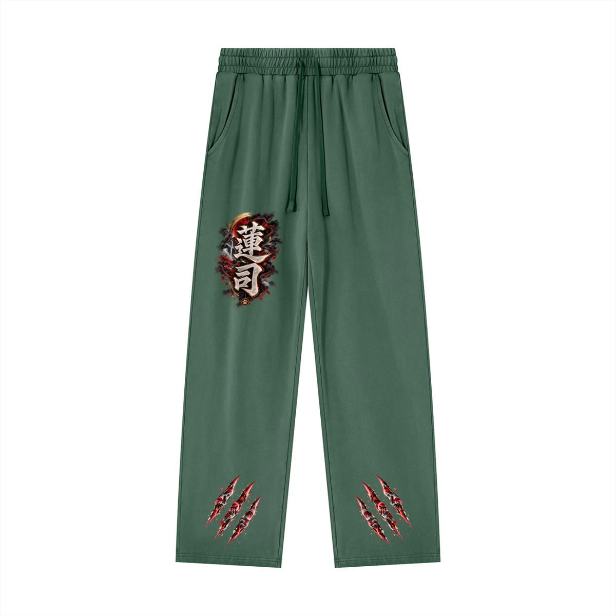RENJI 🪷 — The Warrior Monk   Unisex Heavyweight Vintage Wash Sweatpants