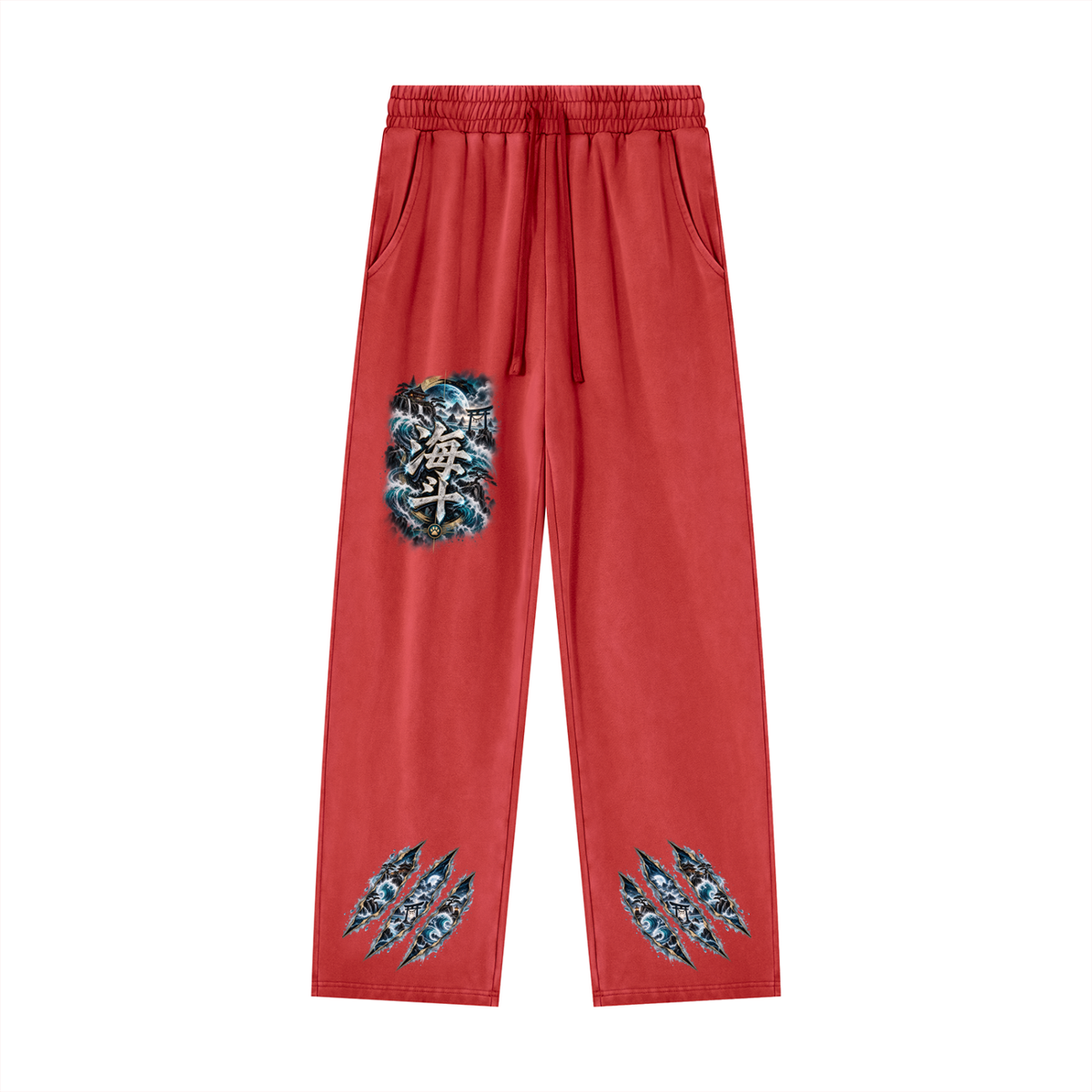 KAITO 🌊 — The Ocean Ronin    Unisex Heavyweight Vintage Wash Sweatpants