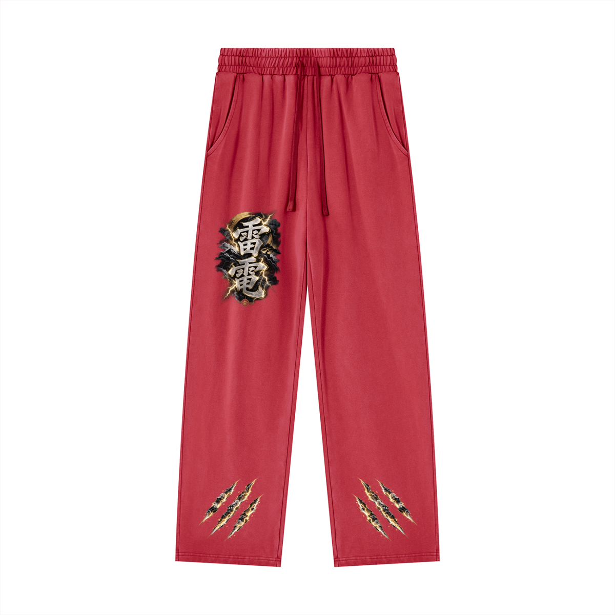 RAIDEN ⚡ — The Lightning Samurai Unisex Heavyweight Vintage Wash Sweatpants