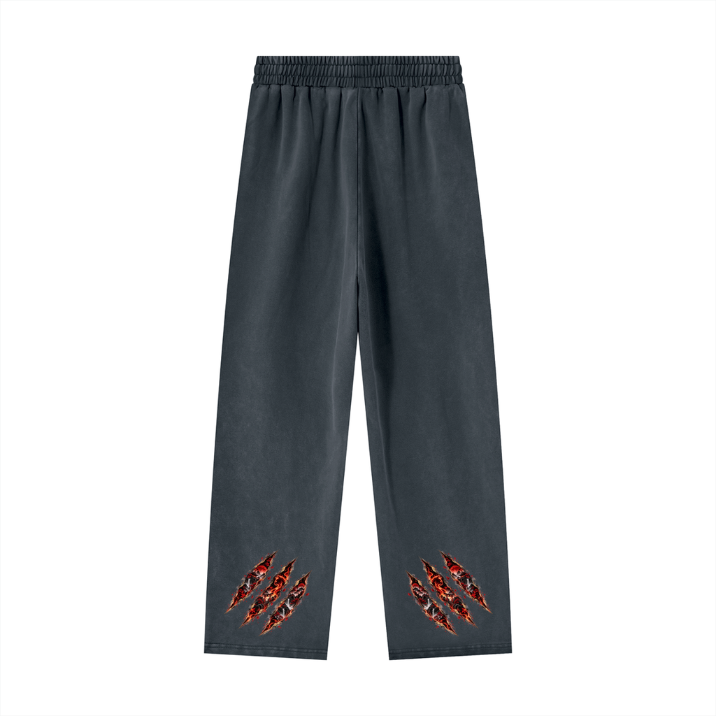 HOMURA 🔥 — The Fire Guardian Unisex Heavyweight Vintage Wash Sweatpants