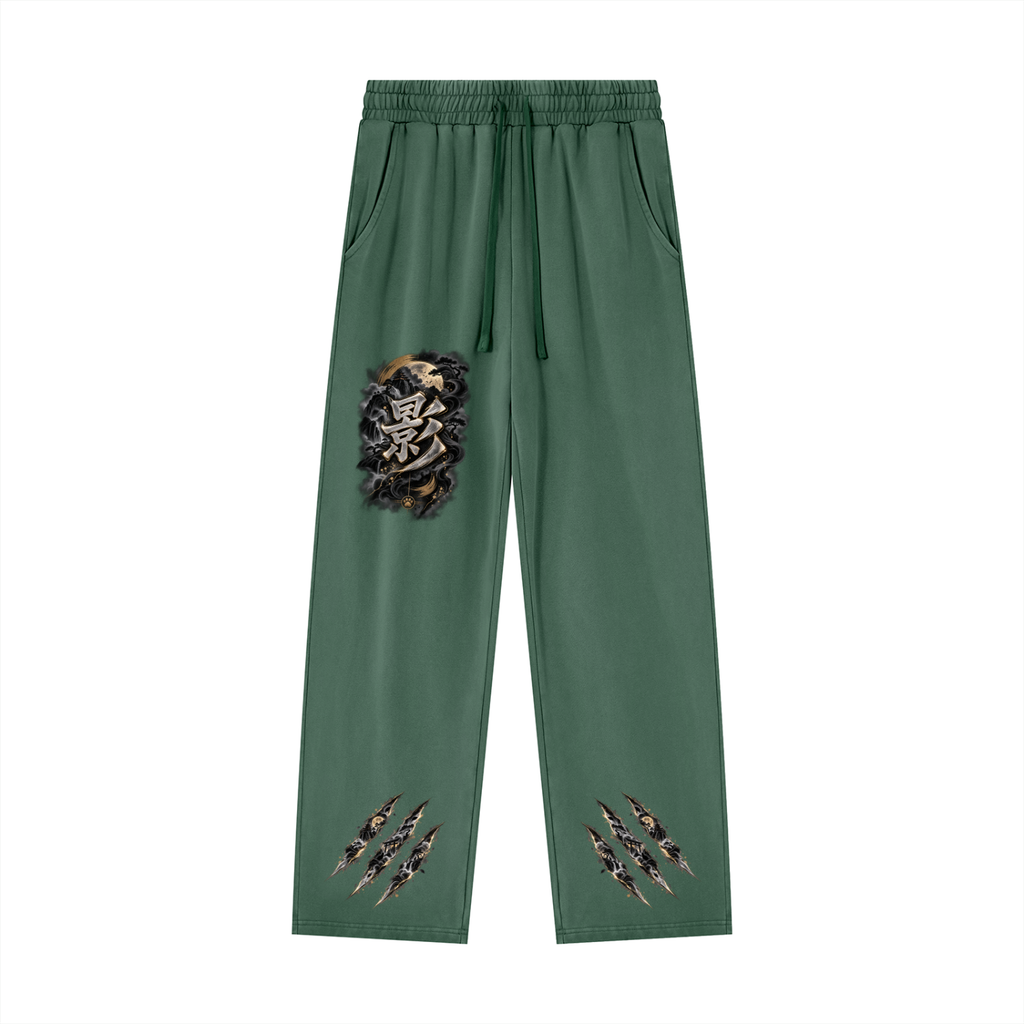 KAGE 🌑 — The Shadow Ninja   Unisex Heavyweight Vintage Wash Sweatpants