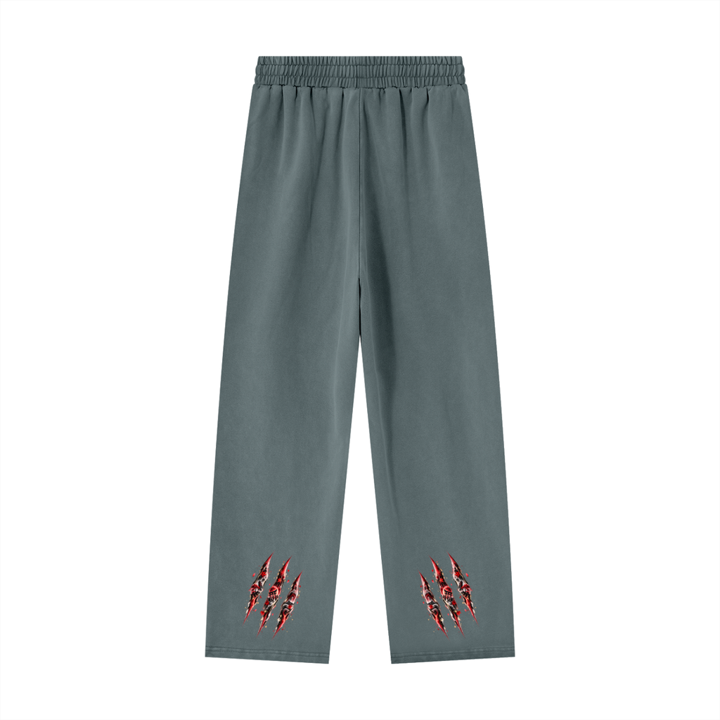 RENJI 🪷 — The Warrior Monk   Unisex Heavyweight Vintage Wash Sweatpants
