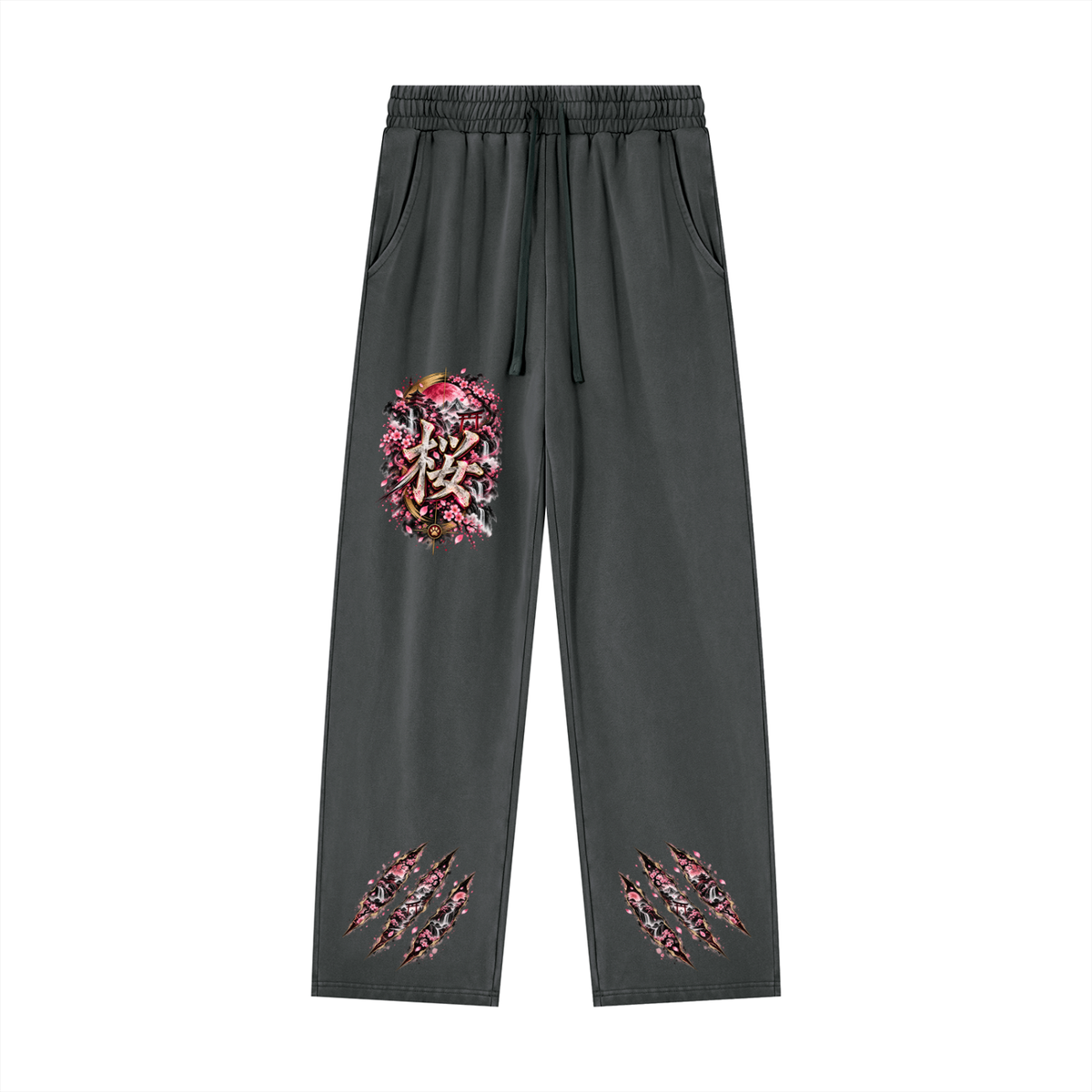SAKURA 🌸 — The Blossom Archer Unisex Heavyweight Vintage Wash Sweatpants