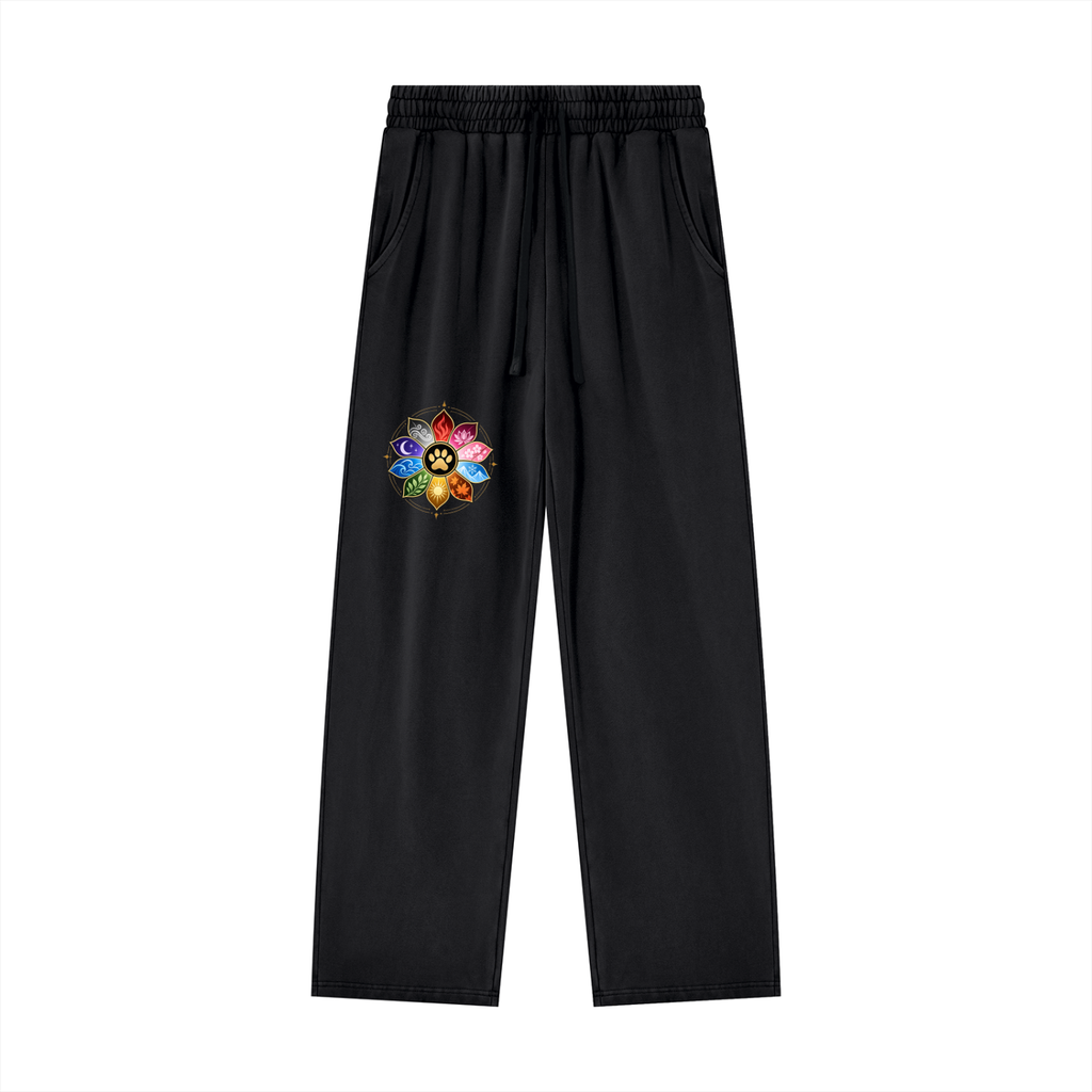 🐾 THE TEN PAWS — OFFICIAL SEAL Unisex Heavyweight Vintage Wash Sweatpants