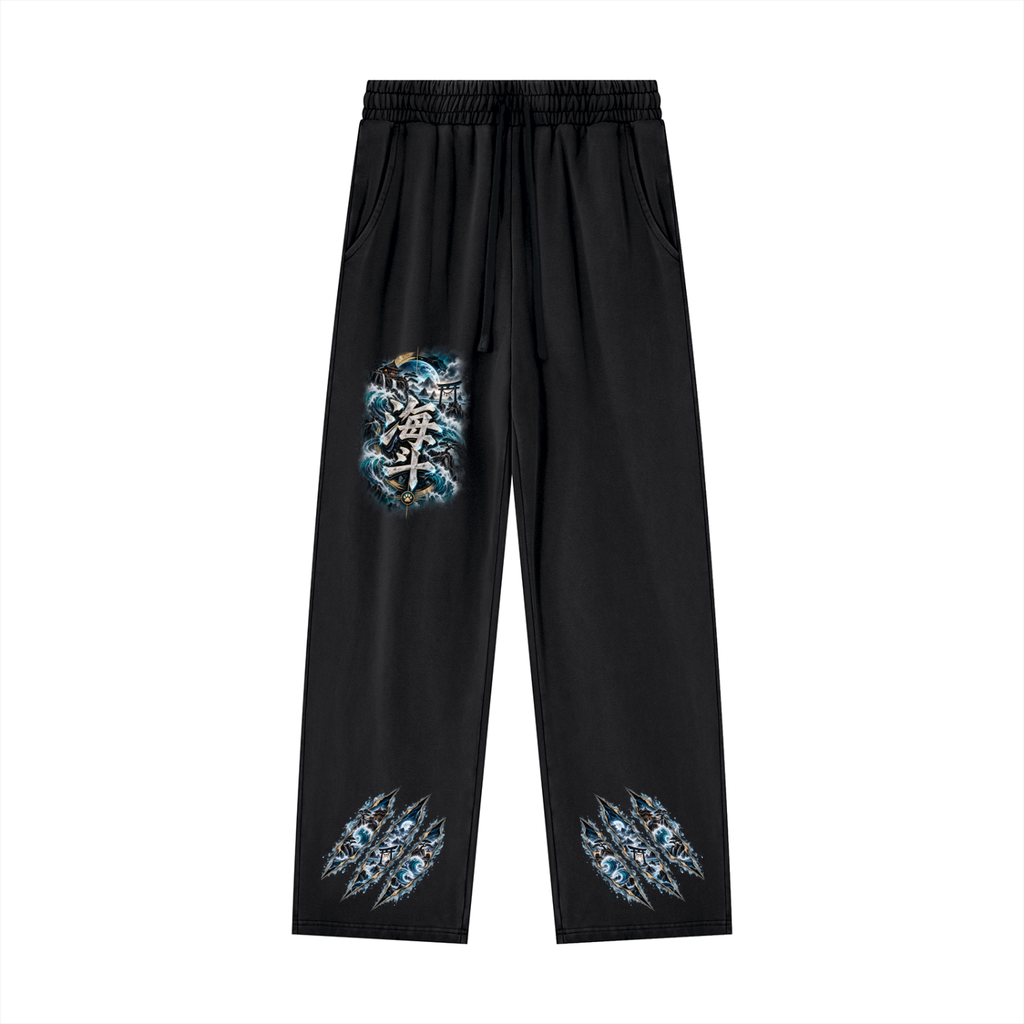 KAITO 🌊 — The Ocean Ronin    Unisex Heavyweight Vintage Wash Sweatpants