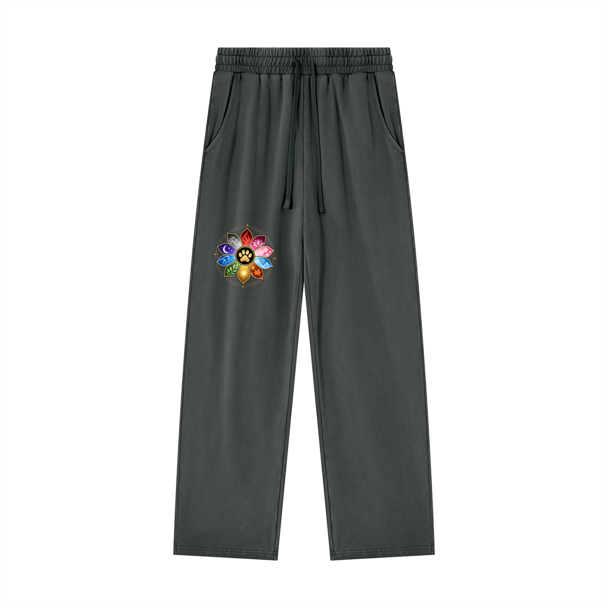 🐾 THE TEN PAWS — OFFICIAL SEAL Unisex Heavyweight Vintage Wash Sweatpants