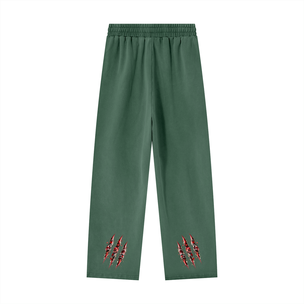 RENJI 🪷 — The Warrior Monk   Unisex Heavyweight Vintage Wash Sweatpants