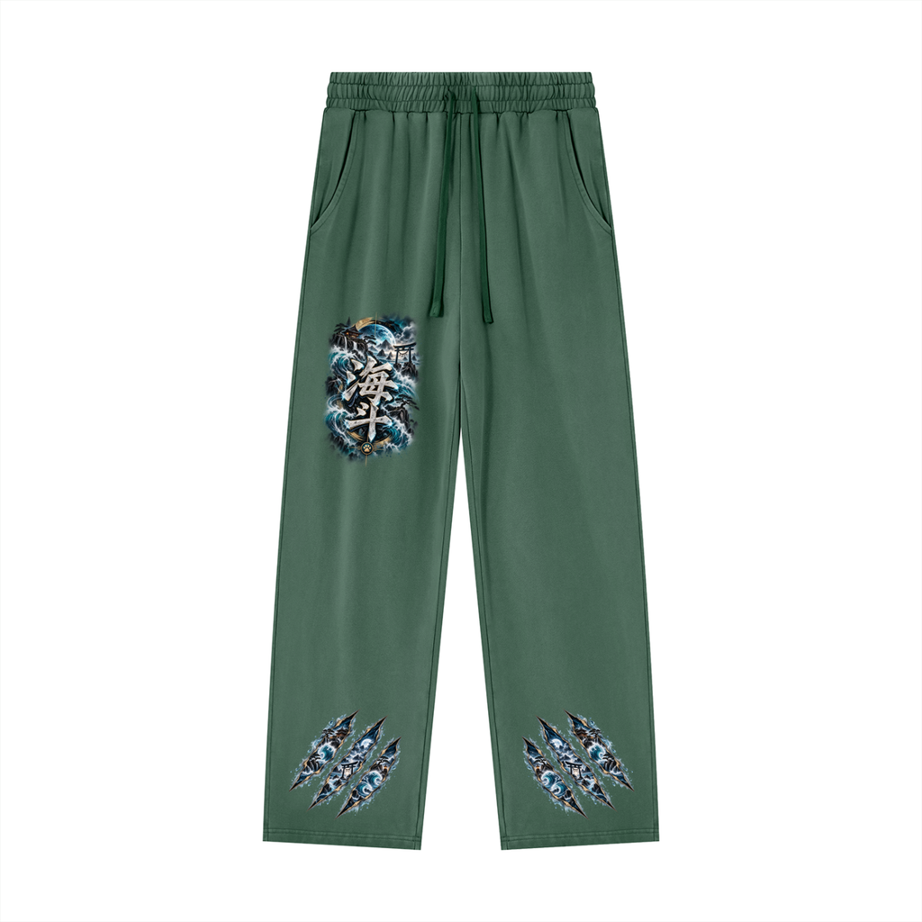 KAITO 🌊 — The Ocean Ronin    Unisex Heavyweight Vintage Wash Sweatpants