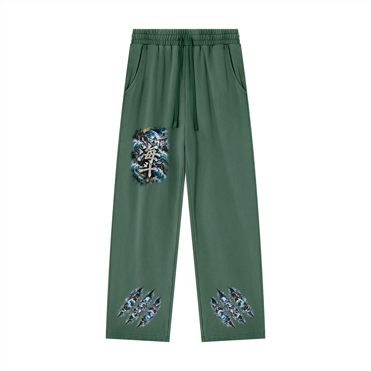 KAITO 🌊 — The Ocean Ronin    Unisex Heavyweight Vintage Wash Sweatpants