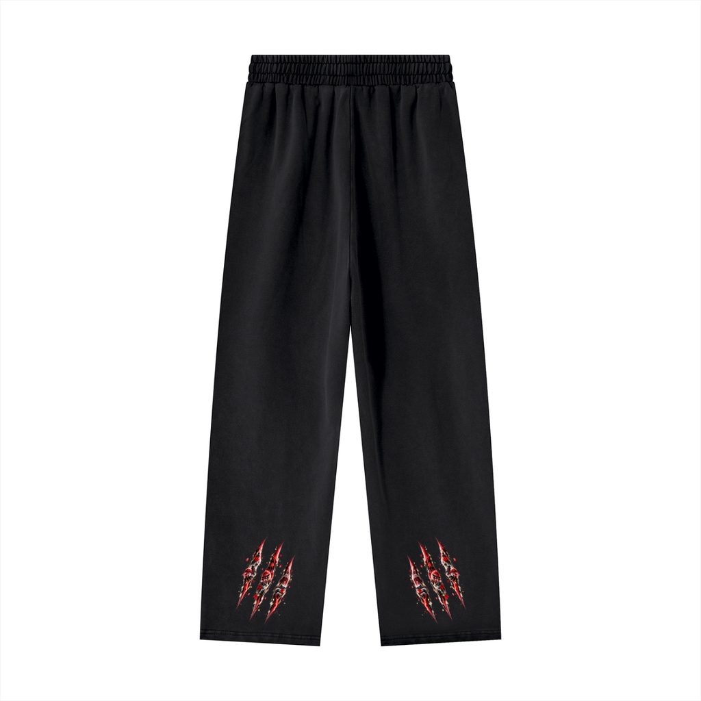 RENJI 🪷 — The Warrior Monk   Unisex Heavyweight Vintage Wash Sweatpants
