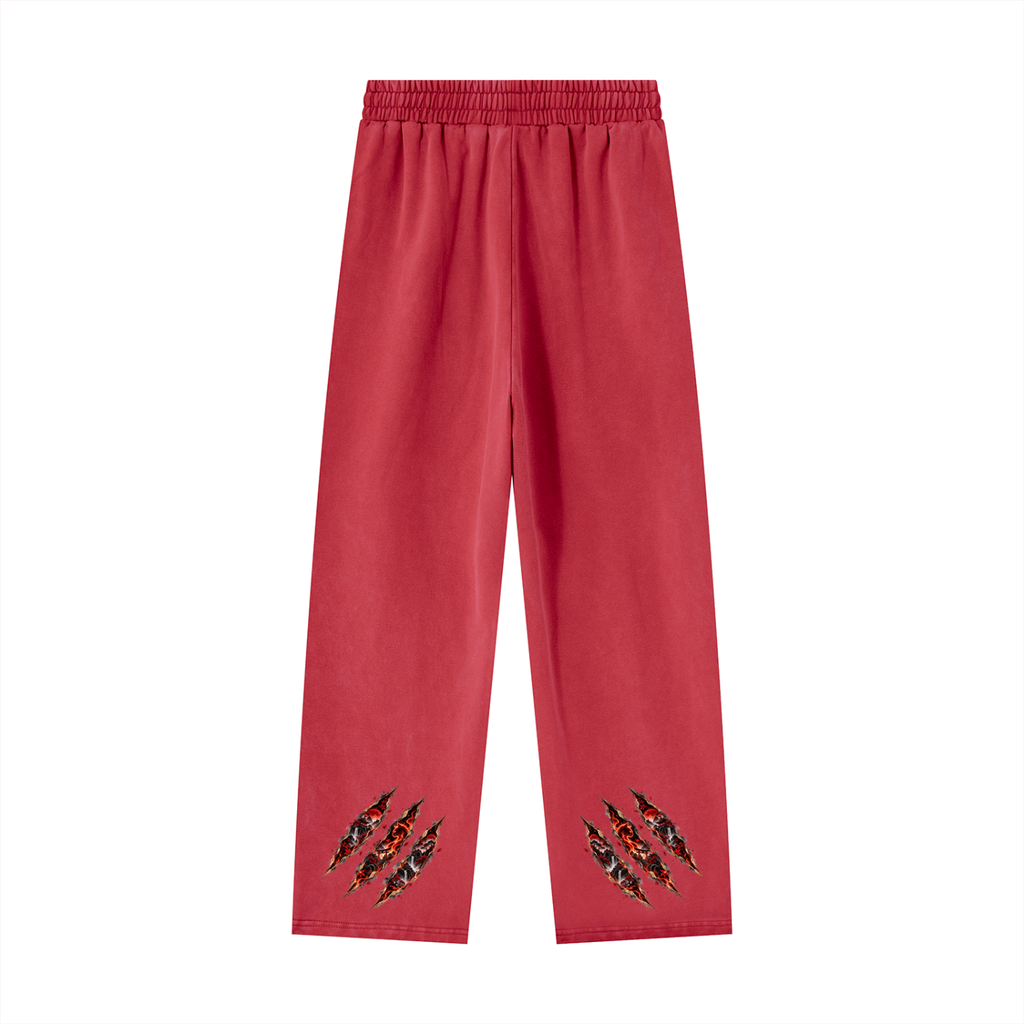 HOMURA 🔥 — The Fire Guardian Unisex Heavyweight Vintage Wash Sweatpants