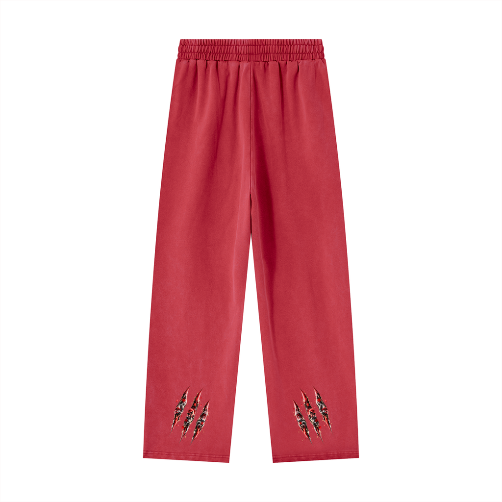 RENJI 🪷 — The Warrior Monk   Unisex Heavyweight Vintage Wash Sweatpants