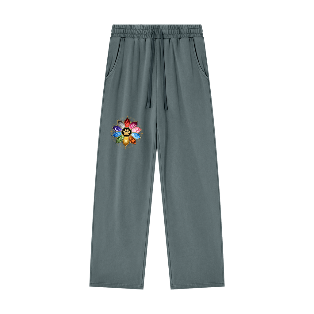 🐾 THE TEN PAWS — OFFICIAL SEAL Unisex Heavyweight Vintage Wash Sweatpants