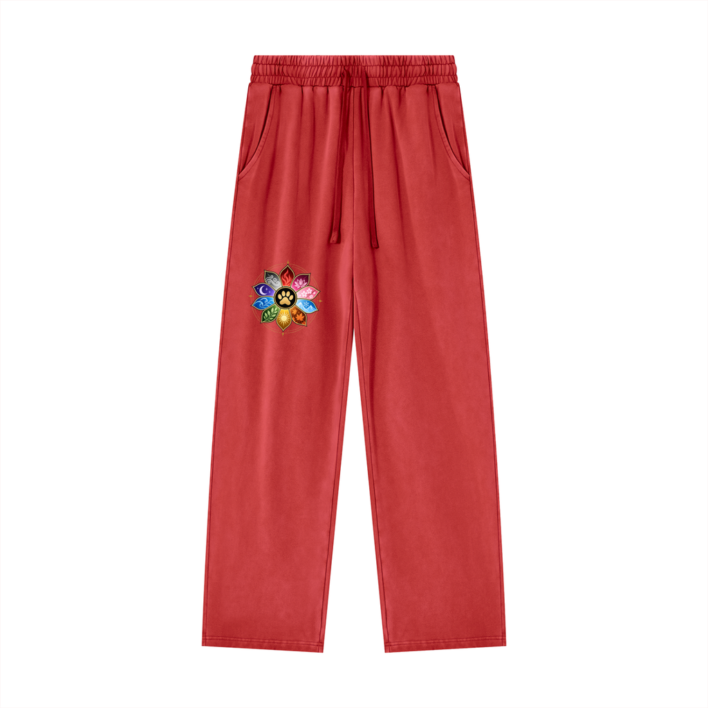 🐾 THE TEN PAWS — OFFICIAL SEAL Unisex Heavyweight Vintage Wash Sweatpants
